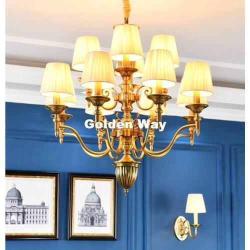 Free Shipping Vintage Light Nordic Vintage Pendant Lamp Copper Pendant Lights European Hanging Style Pendant Lighting Luminaria