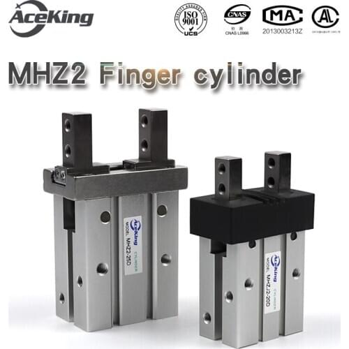 Pneumatic finger mask machine cylinder MHZ2-10 / 16 / 20 / 25 / 32 / 40D / s parallel manipulator HFZ16 rigid cylinder block ful