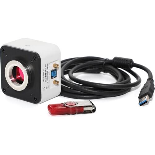 2MP Color Microscope Digital Camera for Stereo Biological Microscopes GT2.0