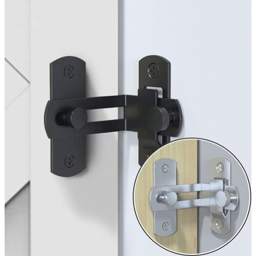 Barn Door Cast Steel Hook Latch Lock Decoration Right Angle Sliding Door Buckle