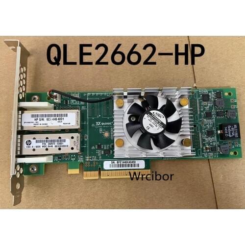 HP QLogic QLE2662 16Gb QW972-63001 Dual Port HBA adapter High Profile
