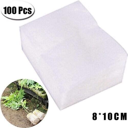 Nursery Pots Seedling-Raising Bags 8*10cm fabrics Garden Supplies Environmental Protection Full 8*10 Size 100pcs-pack 2020