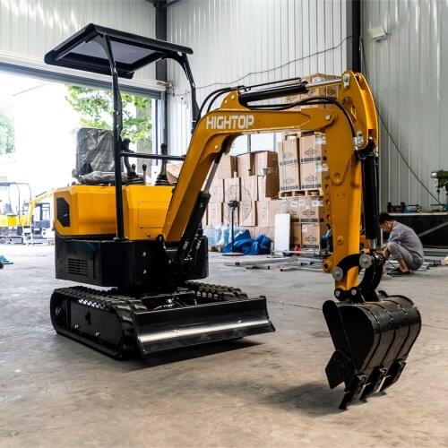 New Design Mini Digger 1 Ton Excavator Openable Seat Cover for garden construction