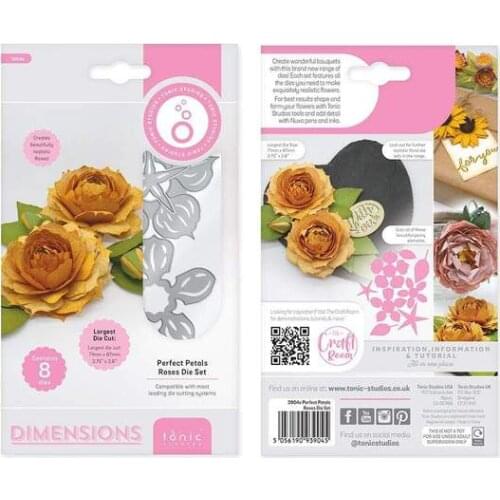 Metal cutting dies perfect petals roses cut die mold card Scrapbook paper craft knife mould blade punch stencils