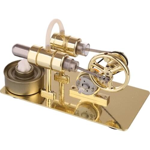 Luoqiao Stirling Engine Simple Miniature External Combustion Power Engine Model Scientific Experiment Toy Kit