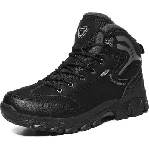 Brand New Autumn Winter Split Leather Men Boots Comfortable Motorcycle Boots Men Snow Footwear Rubber Ankle Boots Mens Shoes