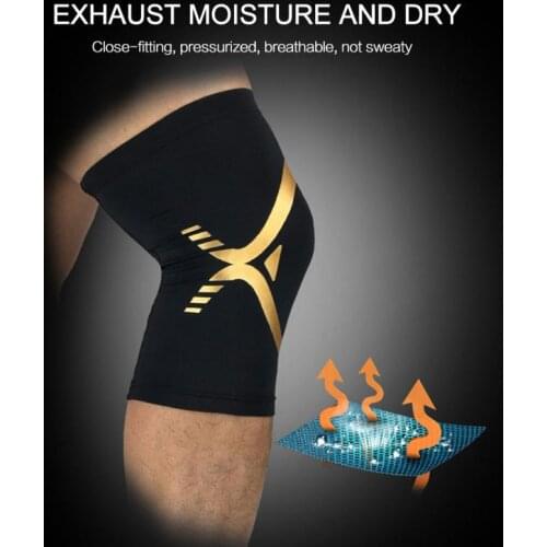 Kneepad Patella Protector Brace Spring Knee Pad Basketball Running Compression Knee Sleeve Support Sports Kneepads