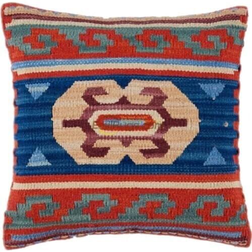 Pillow case 50x70 Kilim Home Decor Handmade Hand Made Hand Woven Wool Varies Bed Heads