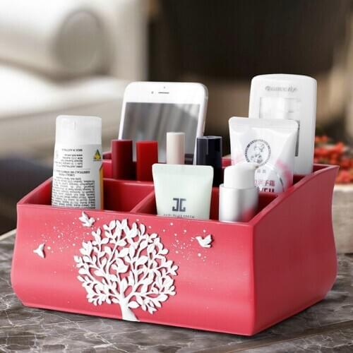 Home Office Desktop Multi-functional storage box Remote control Stand Desk Organizer Office Table Accessories Home Organisation