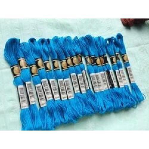Oneroom 7th Golden Panno,DMC962-3022 Multcolor 10Pcs/lot 8m Length Thread Cross Stitch Cotton Sewing Skeins Embroidery