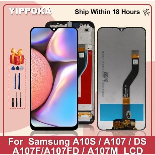 Original For Samsung A10S Display A107/DS A107F A107FD A107M LCD Touch Screen Digitizer Replacement Parts For Galaxy A10S LCD