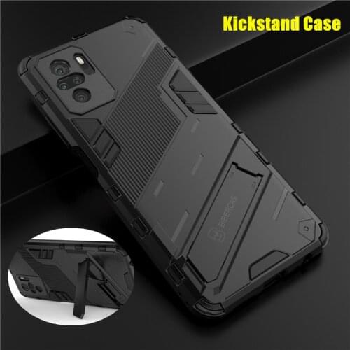 Shockproof Case For Xiaomi Redmi Note 10 4G Rugged Armor Silicone Hard PC Kickstand Cover for Redmi Note 10S Protect Phone Coque