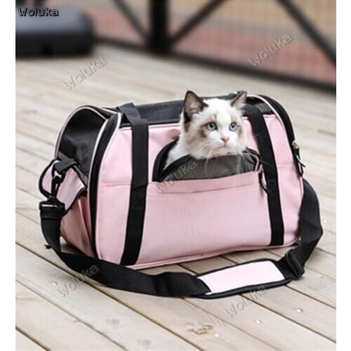Cat backpack out portable pet backpack out dog shoulder bag kitty outsourcing bag supplies cat cage CD50 Q03