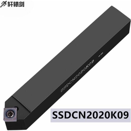 SSDCN 2020K09 Toolbar Lathe CNC Turning Tool Holder Cutting Handle Uses Carbide Blade SCMT