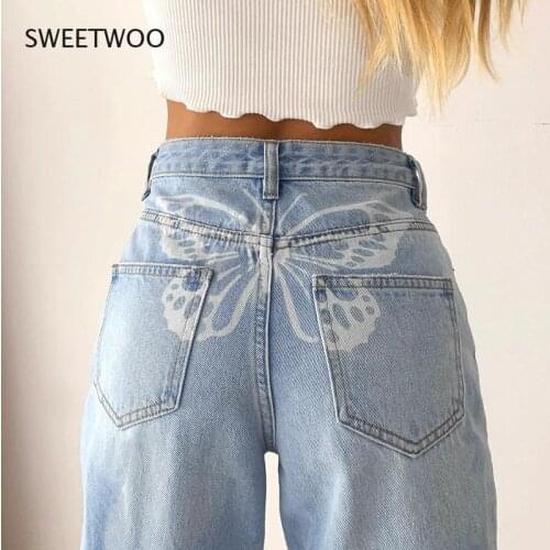 SWEETWOO Women's Denim Capri Pants
