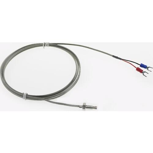 M6 thermocouple K type screw type E M8 thermistor temperature sensor temperature sensitive line temperature control line probe