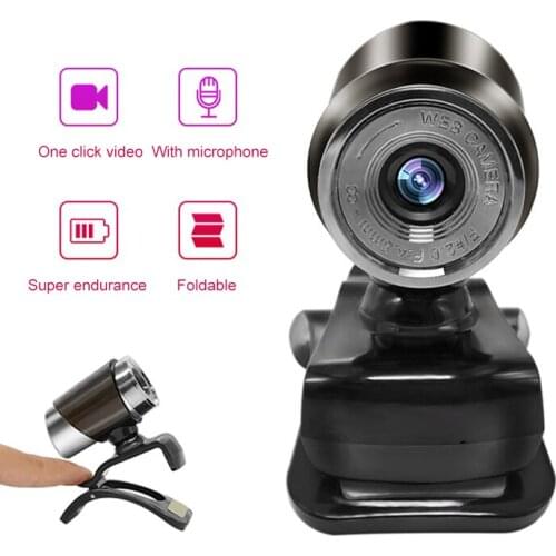 USB Computer Webcam Driver-free Webcam With Built-in Sound-absorbing Microphone HD Camera For PC Computer Wall-mounted