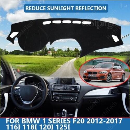 Car Inner Dashboard Cover Capet Cape for BMW 1 Series F20 2012-2017 116i 118i 120i 125i Dashmat Sunshade Pad Cover Dash Mat