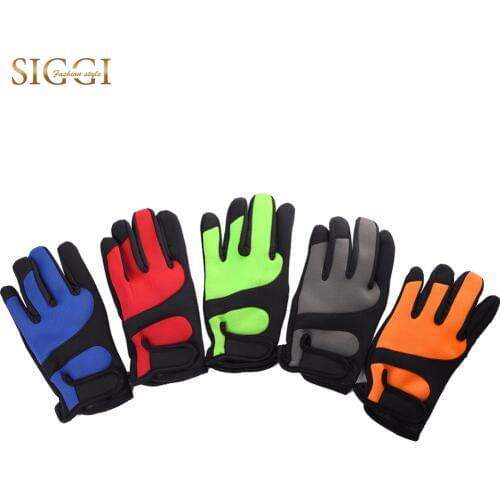 FANCET Unisex Winter Ski Gloves Adjustable 2 Size Silicone Non-Slip Indoors Outdoors Soft Women Men Wrist Gloves 99738