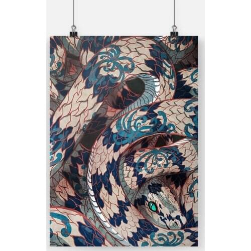 Snake seraphim canvas painting decor wall art pictures bedroom study home living room decoration prints poster