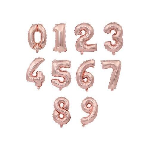 16inch Figure Balloons Ball Party Decoration Number Foil Balloons Brithday Party Decorations Kids New Year Helium Air Balloon