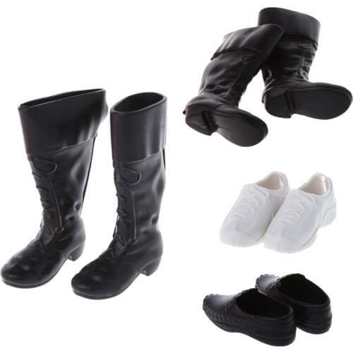 3 Styles Combination Cusp Shoes Leather Shoes Boots Accessories For Ken Doll Combination Shoes