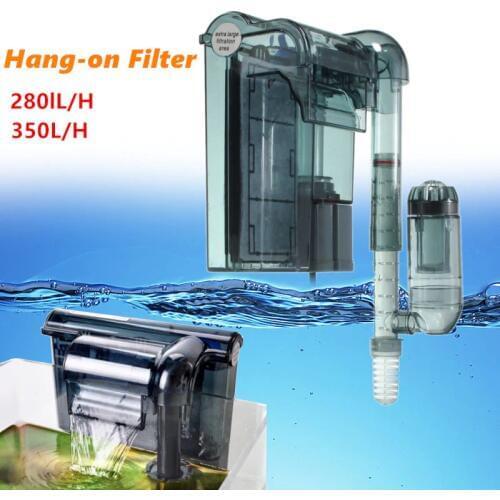 Aquarium Submersible 3-in-1 External Hanging Fish Tank Power Filter Waterfall External Aquarium Air Pump HI-330/HI-430