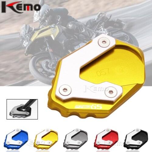 For BMW F750GS F750 GS 2018 2019 2020 Motorcycle CNC Aluminum Side Stand Enlarge Foot Plate Extension Kickstand