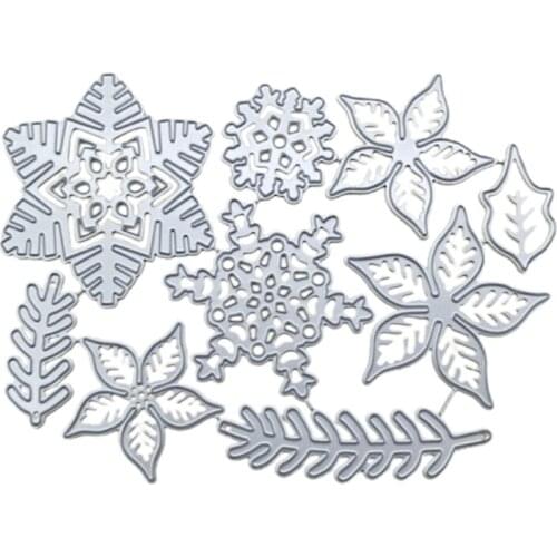 Flowers Leaves Metal Cutting Dies Stencil DIY Scrapbooking Album Paper Card Template Mold Embossing Decoration