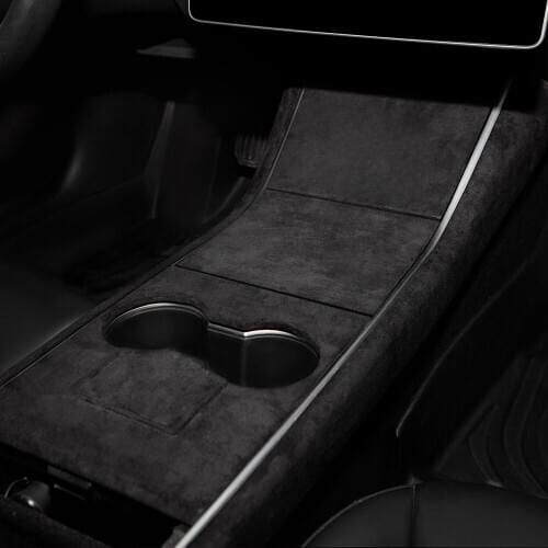 For Tesla Model 3 2017 2018 2019 2020 Car Interior Centre Console Panel Decoration Cover Mouldings Fleece Sticker Trim