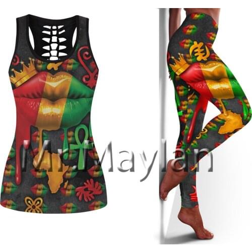 3D Digital Printed Lipstick Lips Hollow Tanktop Women Sexy Vest Girls Fashion Tank tops Clothes ropa mujer Oversized Drop ship