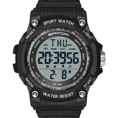 SANDA 2016 Mens Sports Waterproof Digital Watch Electronic LED Male Watch Alarm Stopwatch Military Wristwatch Relogio Masculino