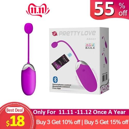 PrettyLove APP Bluetooth Vibrator Wireless Remote Control Vibrators for Women Vibrating egg Adult Sex Toys