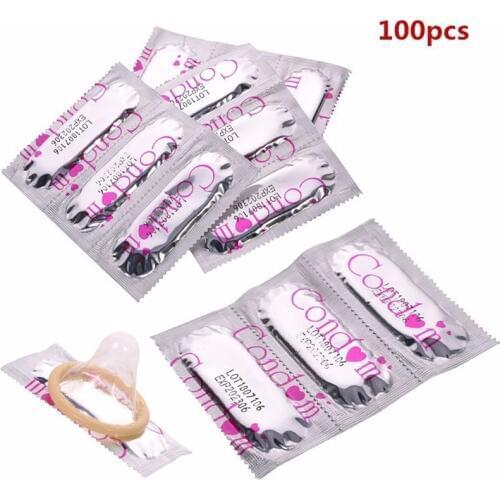 50/100pcs Condoms for Men Delay Large Oil Sex Dotted G Spot Stimulate Condoms Sex Toys for Men Safer Contraception Female Condom