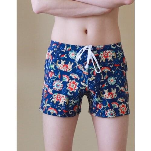 QWQINGWU Men's Sports Swimming Trunks