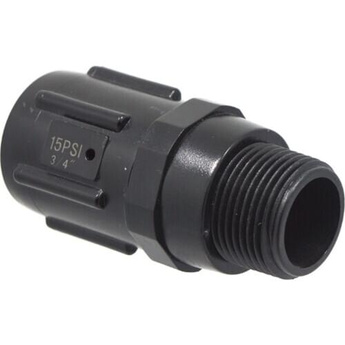 15PSI-45PSI 3/4" FHT x MHT Hose Thread Pressure Regulators With Reduces Incoming Water Pressure For Garden Drip System