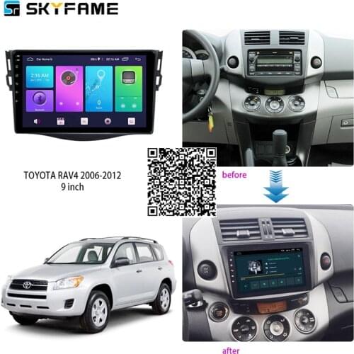 SKYFAME For Toyota RAV4 2006-2012 Car Radio Stereo Android Multimedia System GPS Navigation DVD Player
