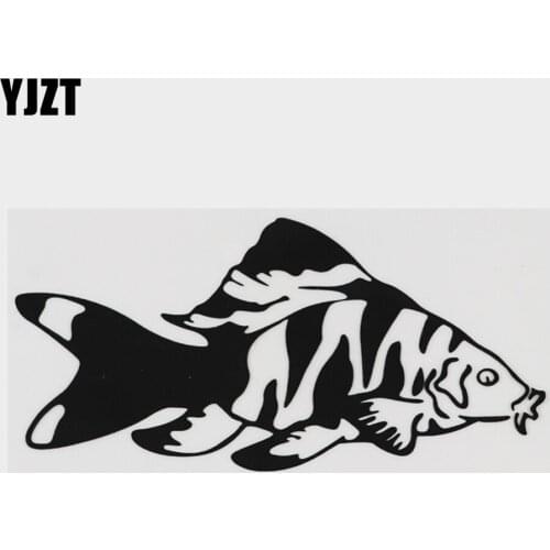 YJZT 15.8CM×7.7CM Personality Loach Fish Marine Decal Car Sticker Vinyl 18A-0179