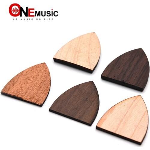 Triangle Shape Wood Acoustic Guitar Neck End Heel Cover Guitar Heel Cover Plate Shell for Guitar Luthier Material 27*32MM