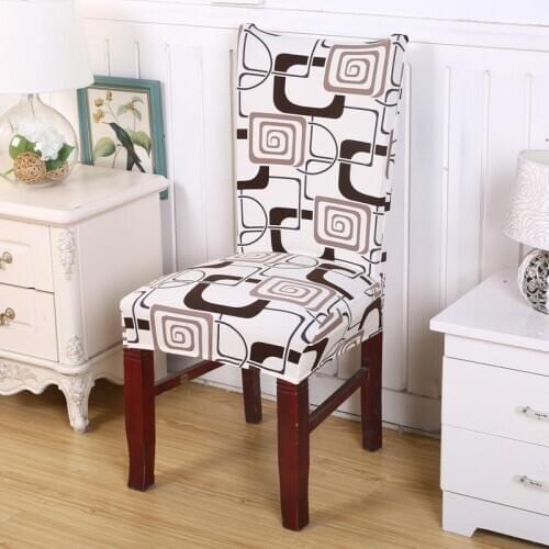 20Elastic Floral Slipcovers Chair Covers Spandex Stretch Removable Dining Chair Cover With Backrest Modern Kitchen Seat Case