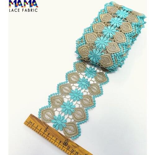 5 Yards 2021 High QualityLace Ribbons For Craftes DIY African Sewing Accessories Senegal Elegant Women Dress Cotton Handicrafts