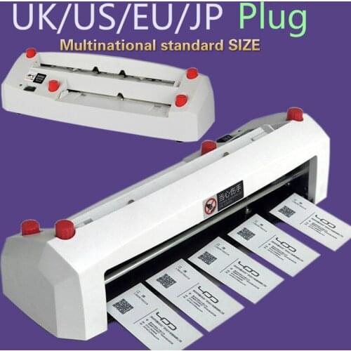 Automatic Electric Business Card Cutting Machine Micro Adjustable Multinational Standard Size 300g Business Card Cutting Machine