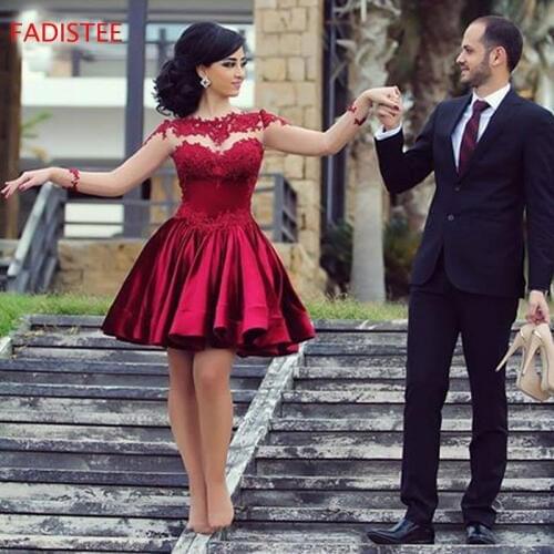 Burgundy prom party evening dresses vestido de noiva sereia gown robe de soiree prom party full sleeves lace
