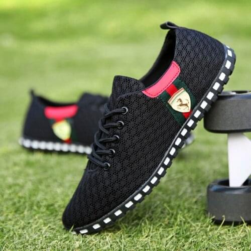Brand Trainers Men Sneakers New Fashion Men Mesh Casual Shoes High Quality Adult Moccasins Men Driving Shoes Male Footwear Unise