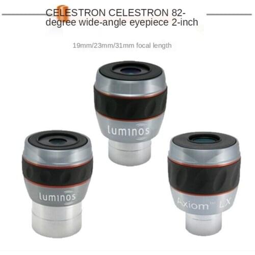 Celestron Luminos 82 Wide Angle 2 Inches 19mm 23mm Eyepiece Large-field Astronomical Telescope Accessories 93433