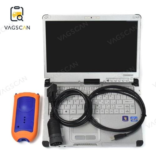 CF C2 Laptop For Service EDL v2 Advisor Electronic Data Link for JD Construction agriculture Tractor Truck diagnostic tool