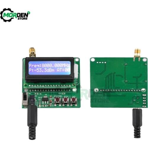 1M to 8G Digital Wattmeter Watt Meter RF Power Meter Power Attenuation Set Digital Display Signal Strength Module Dropship
