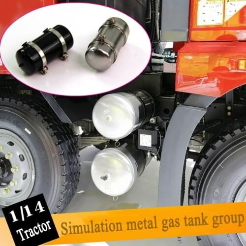 Metal Upgraded Parts of Simulation Gas Storage Tank Group for 1/14 Tamiya RC Truck Car SCANIA VOLVO ACTROS AROCS MAN TGX Diy