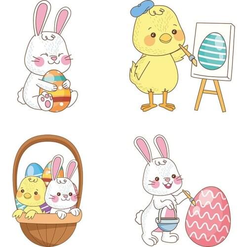 Three Ratels QCF26 Cute forest Animal Koala elephant panda rabbit bear Fox wall sticker for kids Kitchen laptop toilet Decal