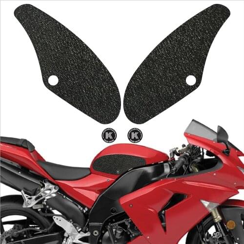 KSHARPSKIN Fuel tank grip motorcycle sticker Fuel tank side protection decal for KAWASAKI 2004-2007 NINJA ZX-10R ZX 10R